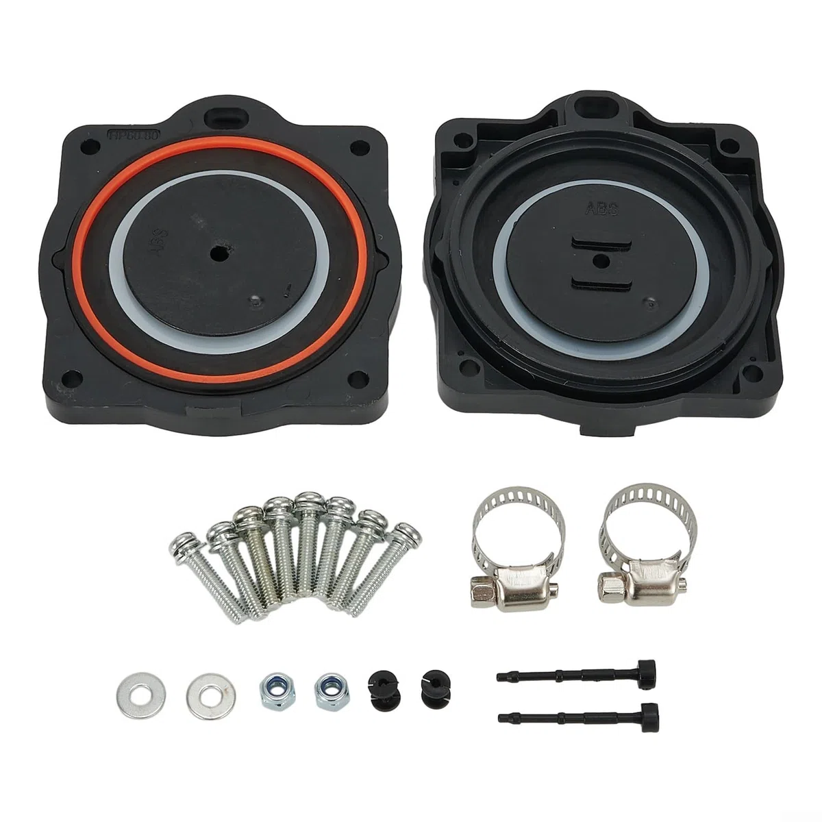 HP60/80 Luftpumpen-Umbau-Set, kompatibel mit 80, 60 Belüftern, HP-80-0110, inklusive Membran, Filter und Schrauben-Set