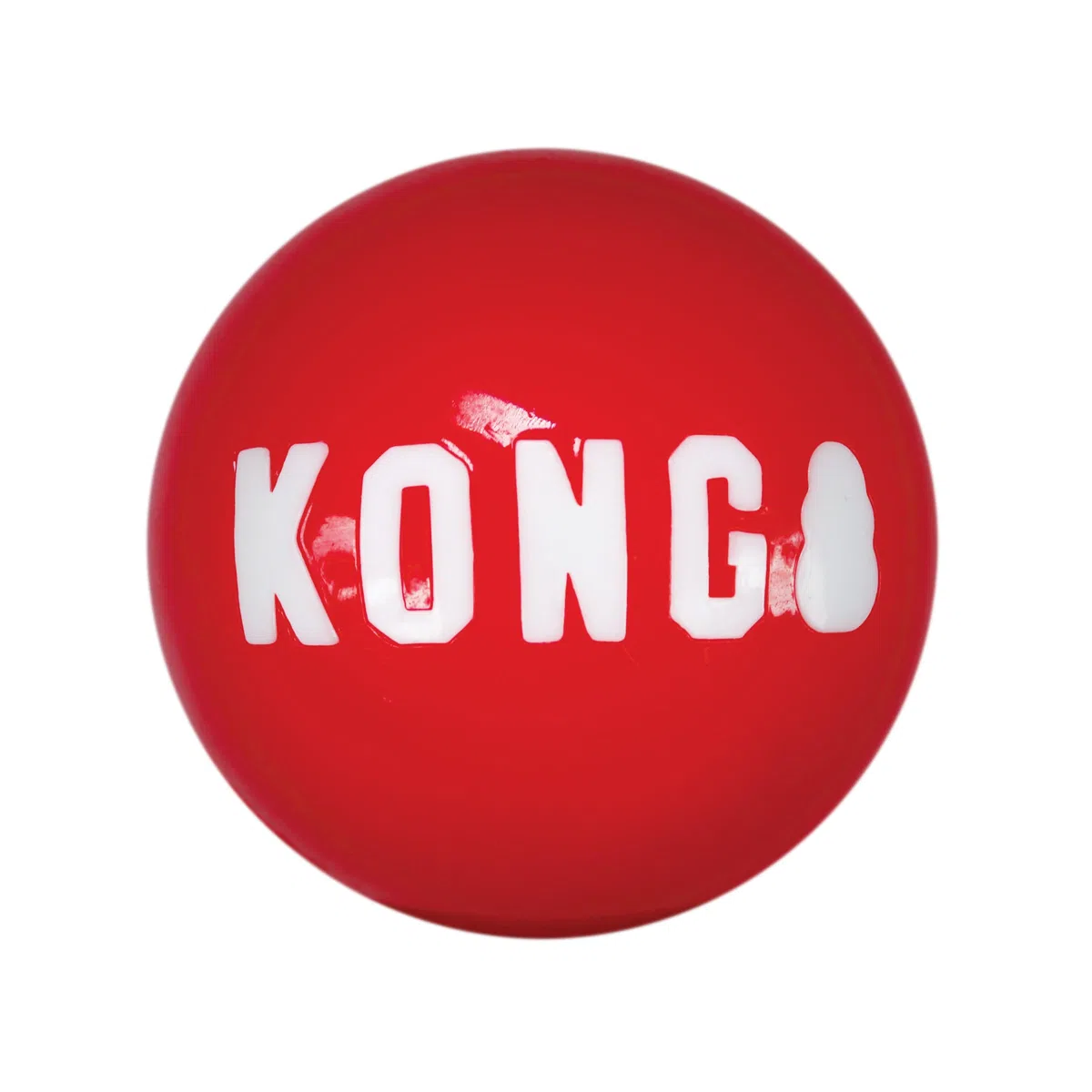 KONG Signature Ball für Hunde - Robustes Apportierspielzeug - 2er-Pack - Groß
