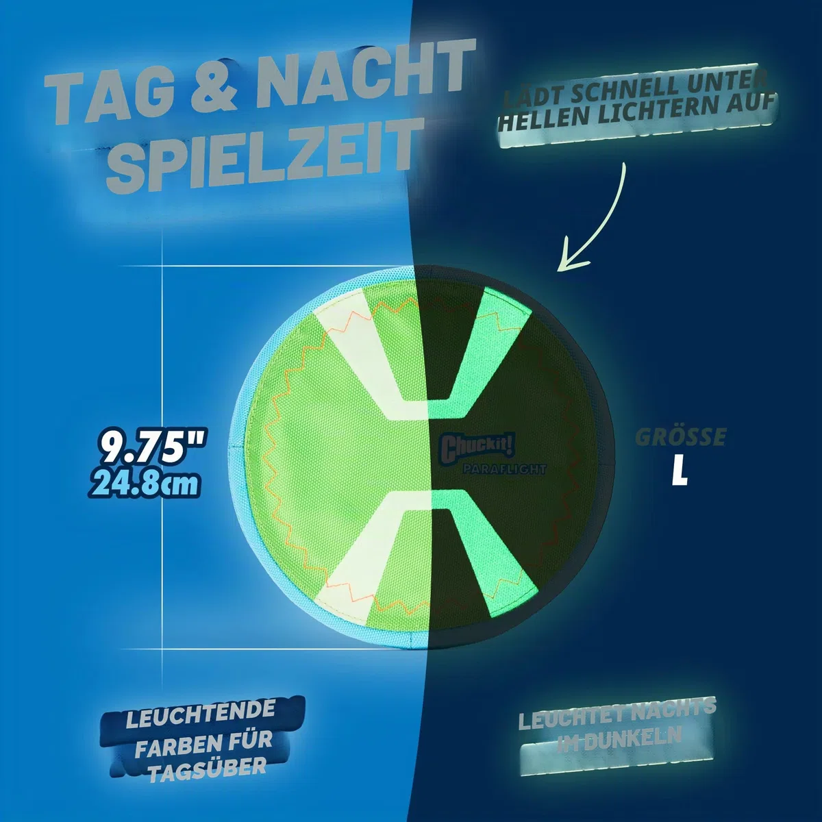 Chuckit! CH32302 Paraflight Max Glow Large