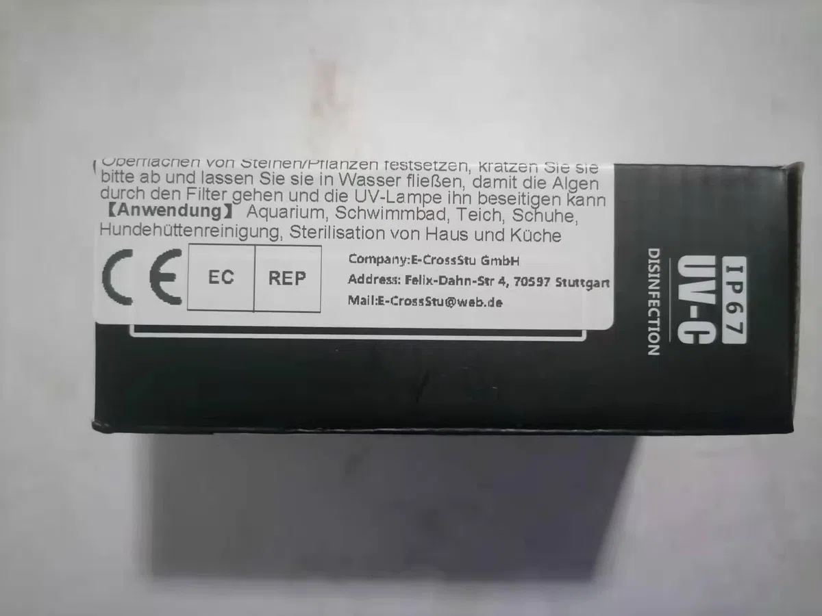 Aquarium UV Sterilisator Licht mit Timer,Fischtank UVC Lampe UV Licht Heim Desinfektion Gartenwasser sauber UV-Sterilisatoren Aquarien UV lampe von Haus und Küche,Wasser Aquarien,Gartenteich