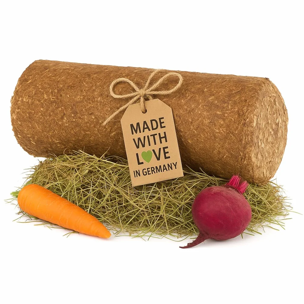 LAX Wiesenprodukte Knusperstangen für Pferde 3 kg (4 Stangen) – Getreide- & melassefreie Raufutter-Snacks mit Heu & Gemüse – Gesundes Ergänzungsfuttermittel & Pferdeleckerli