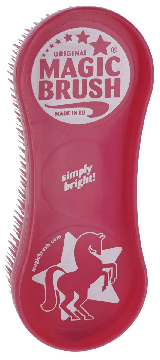Kerbl Original Magic Brush Bürstensets Pferdebürste Pferdepflege Massagebürste, Jellyfish, 3er Set