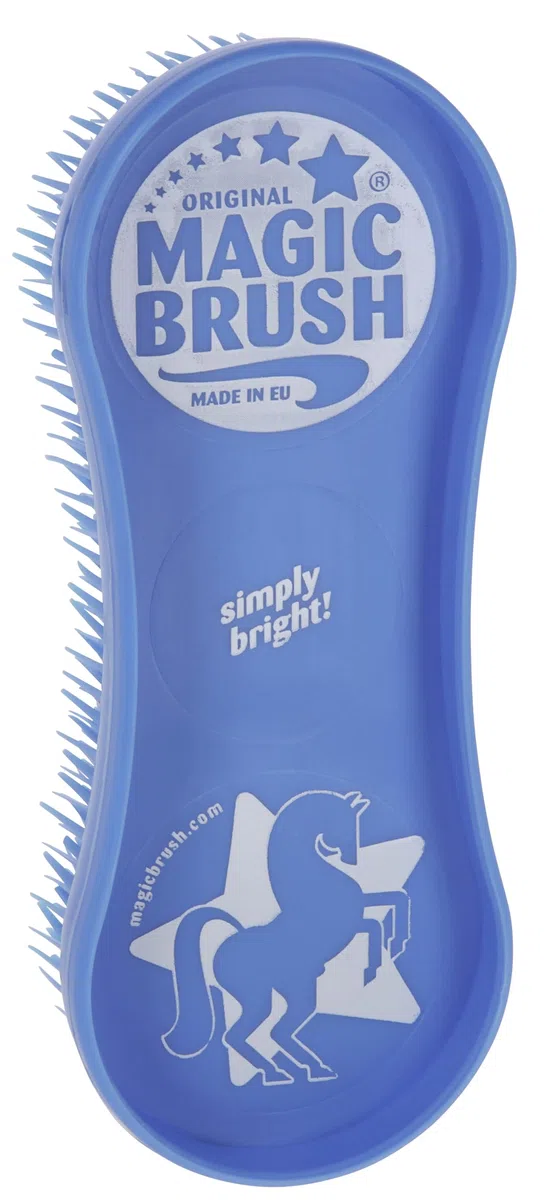 Kerbl Original Magic Brush Bürstensets Pferdebürste Pferdepflege Massagebürste, Jellyfish, 3er Set