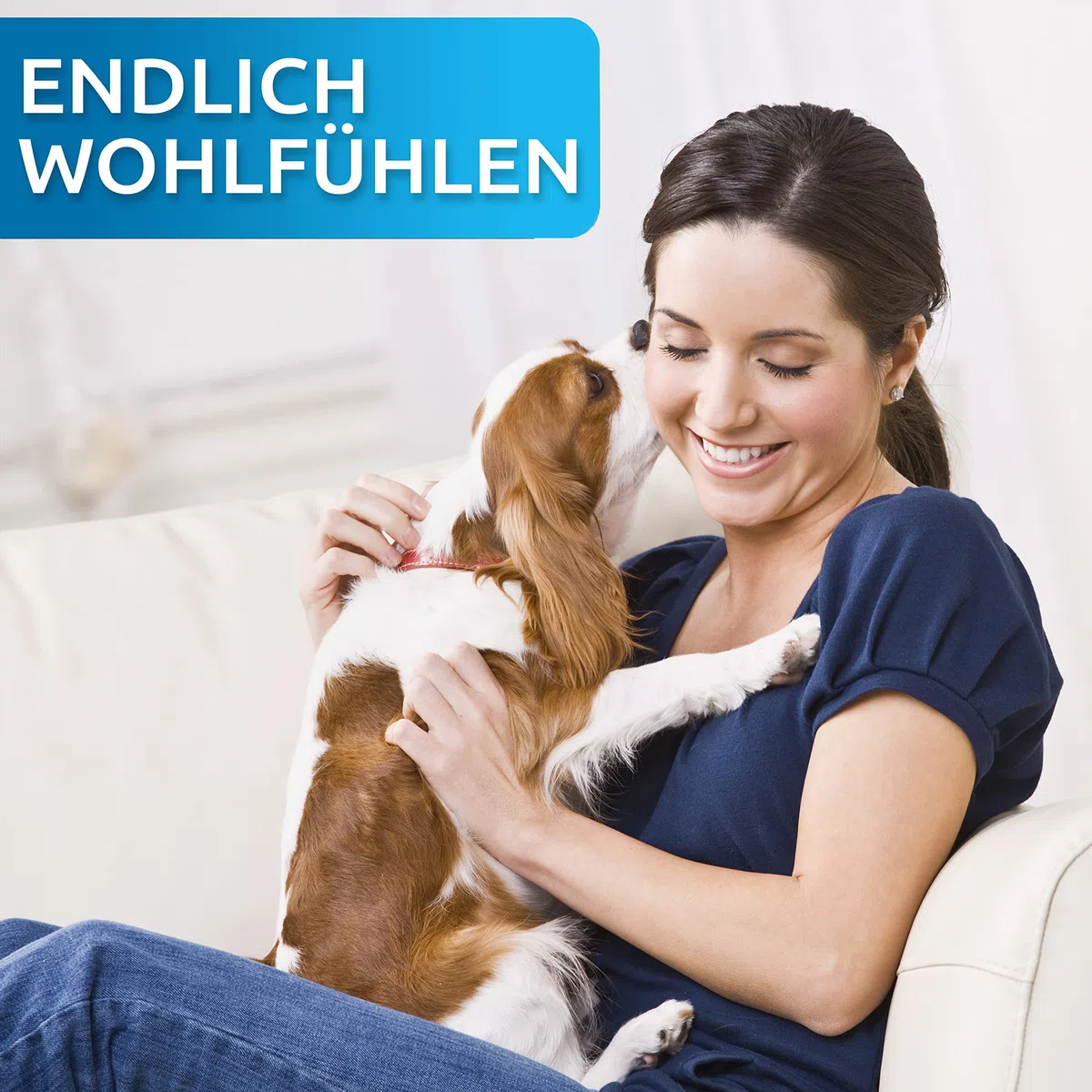 Fusselrolle Tierhaare – Premium Tierhaarentferner zum Entfernen von Hunde- & Katzenhaaren – Wiederverwendbar für Sofa, Teppich, Bett & Auto