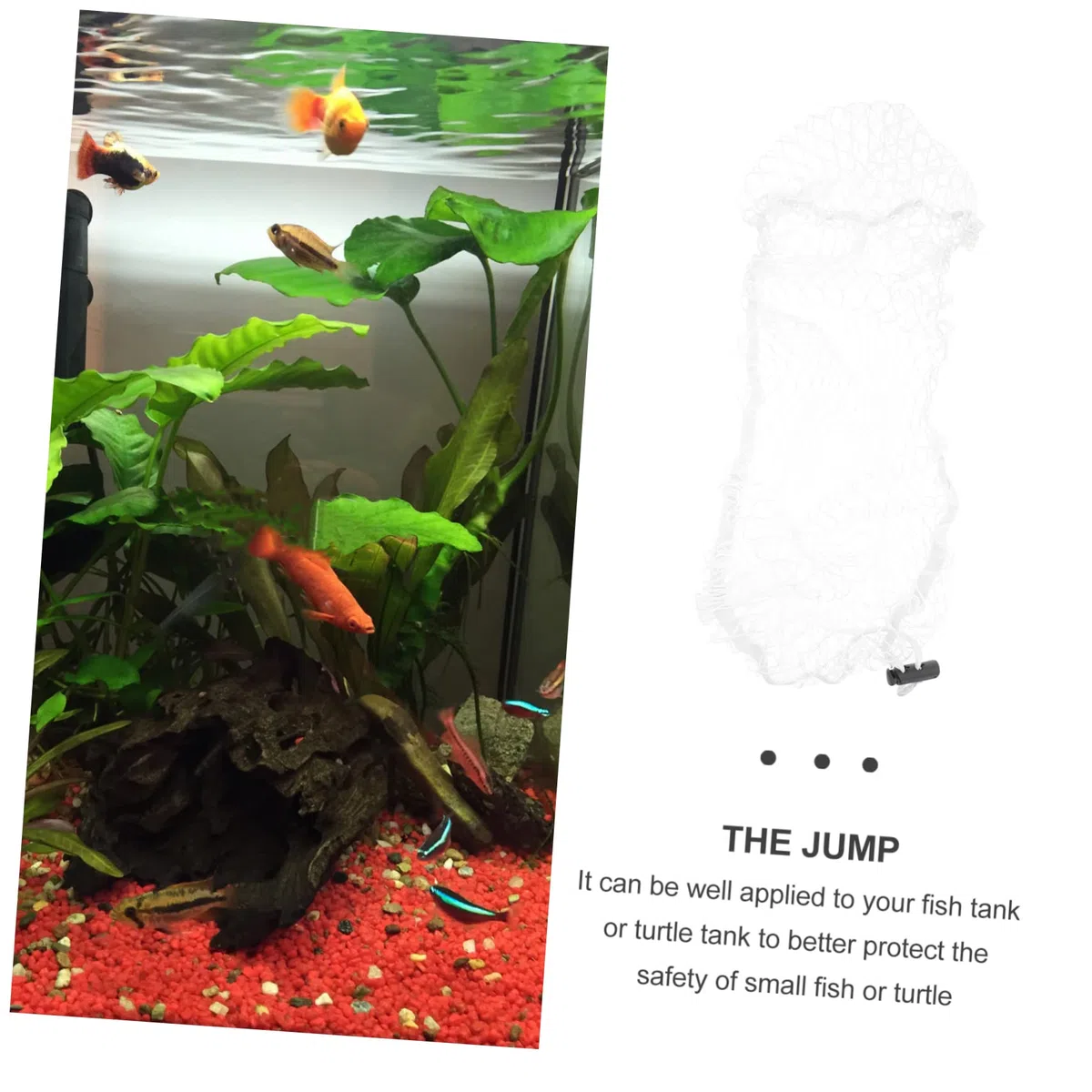 COLLBATH Aquarium-schutznetz Anti-sprungnetz Für Aquarien Aus Nylonmaterial Einfach Zu Verwenden Schneiden