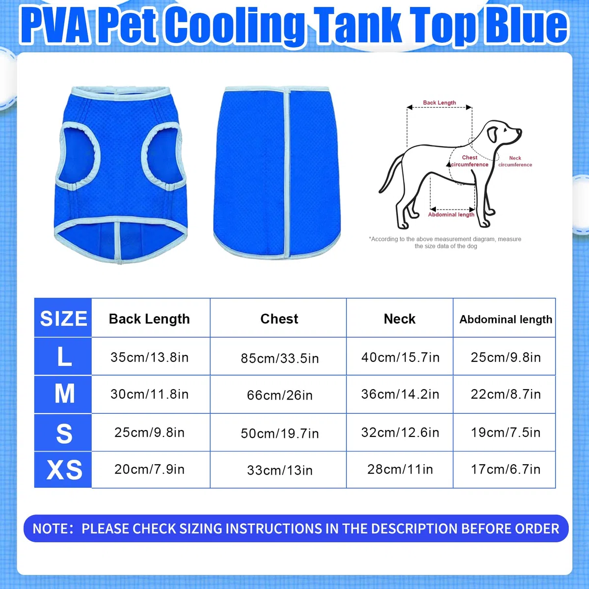 kühlweste Hund,Kühlweste Hund Atmungsaktives,Weiche Atmungsaktive Hundeweste Sommer,Sommer Hundeshirt,für kleine, mittlere und große Hunde Outdoor-Aktivitäten (M)