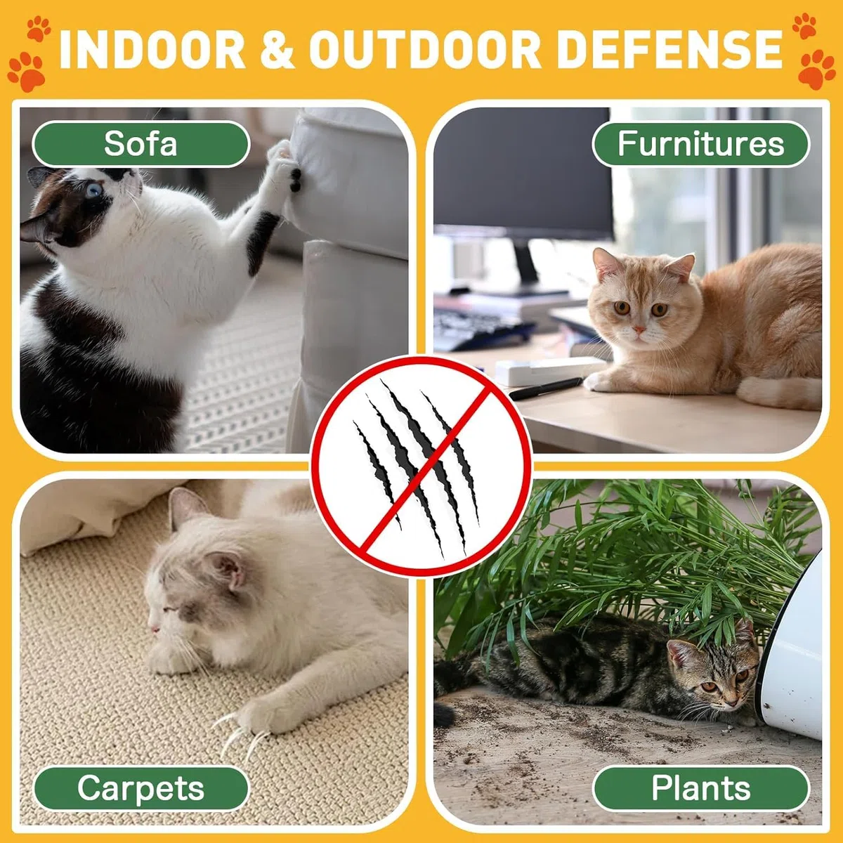 Katzenspray zum Kratzen - für das Verhalten von Katzen, Schützen von Möbeln, Sofas, Teppichen, Indoor & Outdoor Natürlich - New Sold 7