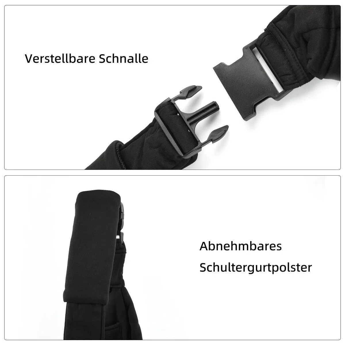 Valleycomfy Tragetuch Hund Haustier Hundetragebeute, Haustier Hundetasche mit verstellbarem, Hund Katze Hundetasche für Spaziergang Aktivitäten im Freien und Ausflüge, Tragekraft bis 7kg(Schwarz)